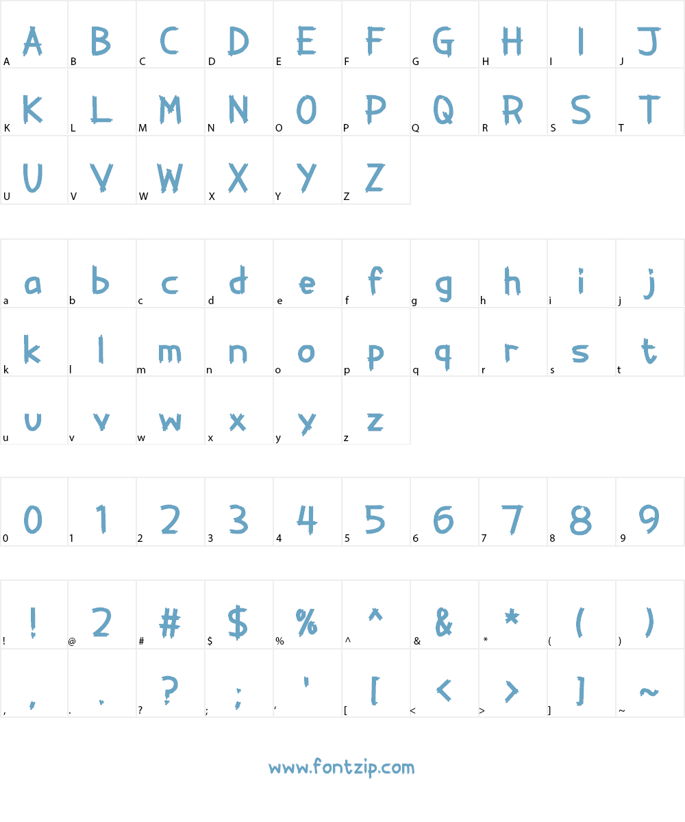 Painter Decorator Font Character